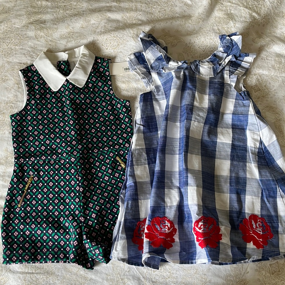 NWT Janie & Jack Size 3, Dress and Romper